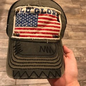 Old glory ball cap